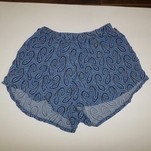 Brandy Melville Paisley Summer Shorts Sz S